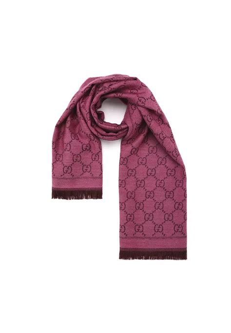 gucci gg jacwuard pattern scarf|gucci neckerchief.